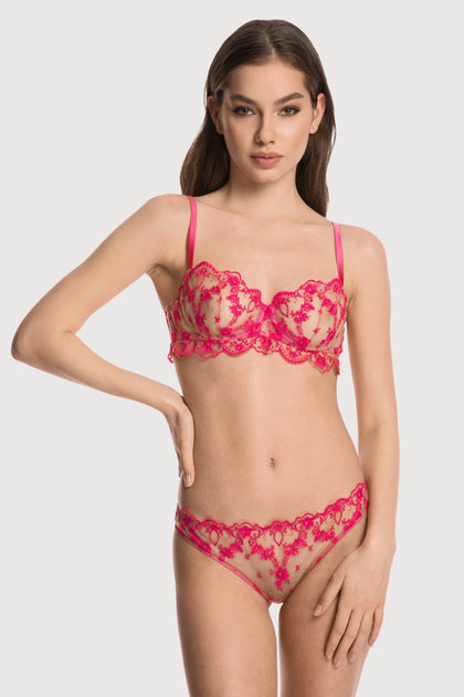 Lolita - Pink short fur winter lingerie set – JOS & SOF