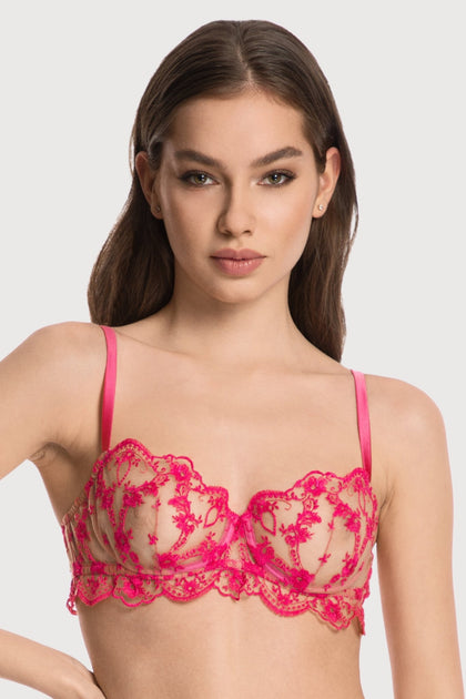 Tuscan Holiday Longline Balcontte Bra in Red Myrtle – I.D. Sarrieri