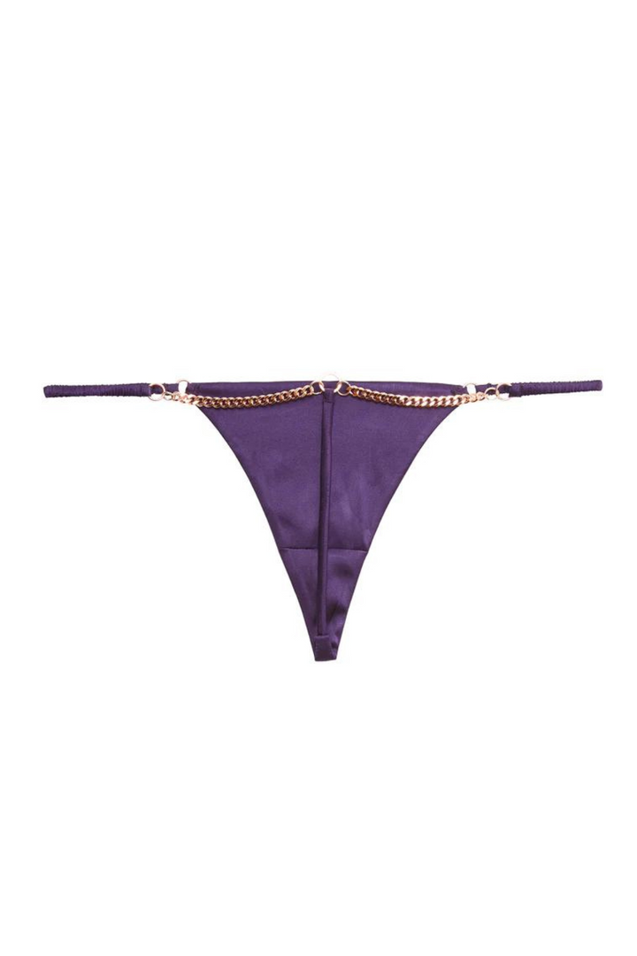 Fleur du Mal Chain luxe V string