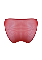 Bordelle Signature Mesh Brief Burnt Red