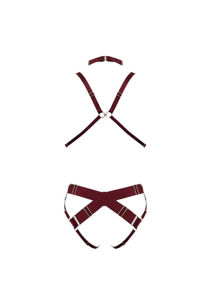 Bordelle Syra Bondage Body Harness Morello