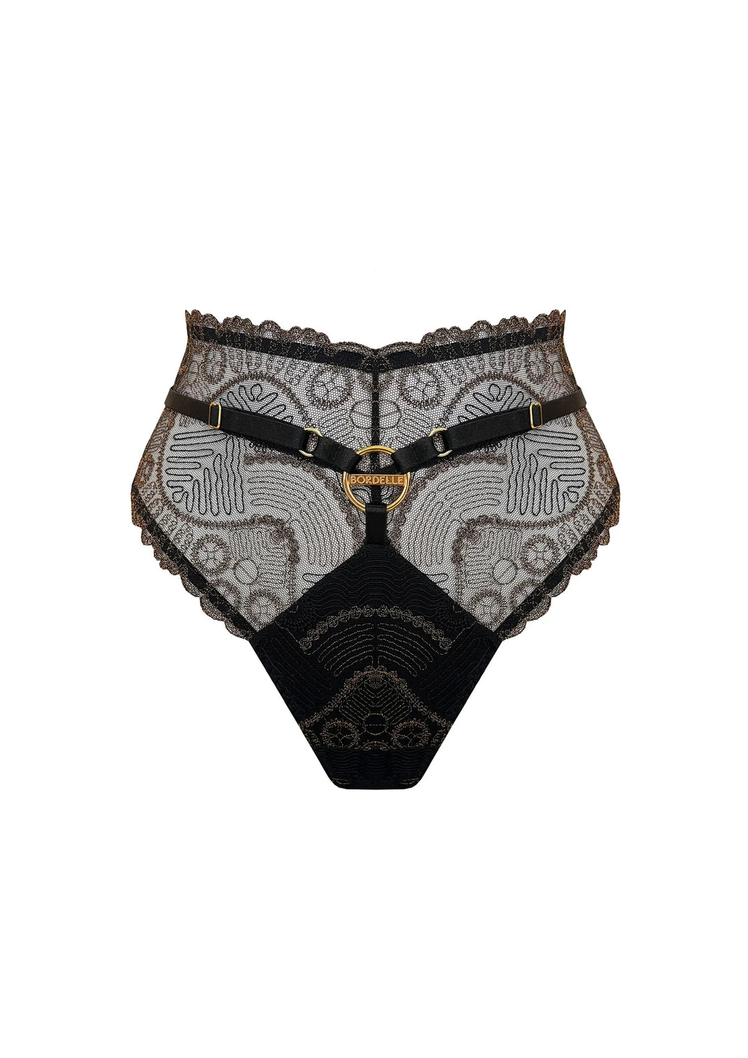 Bordelle Tierra High Waist thong black