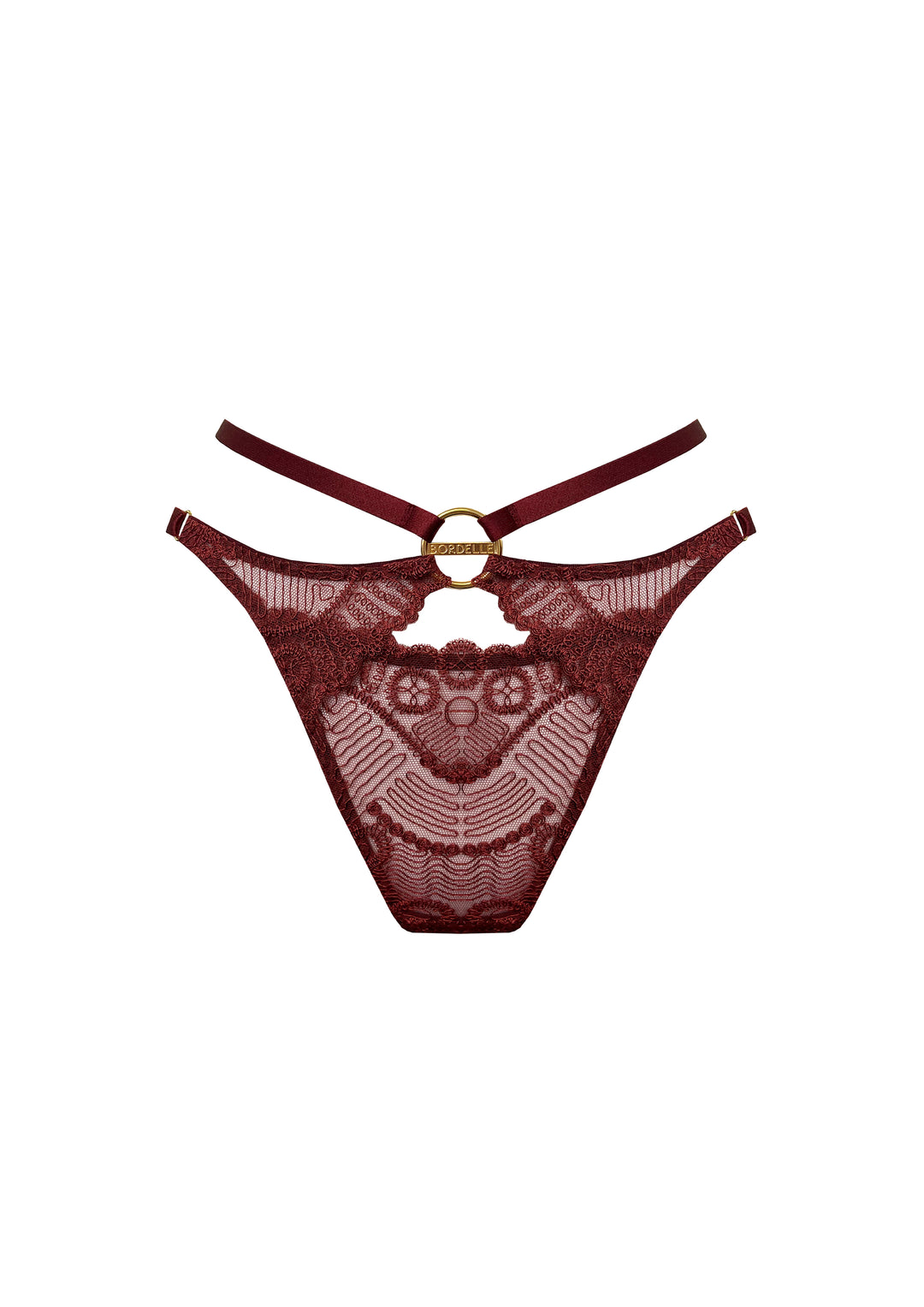 Bordelle Tierra Open Back Brief Morello