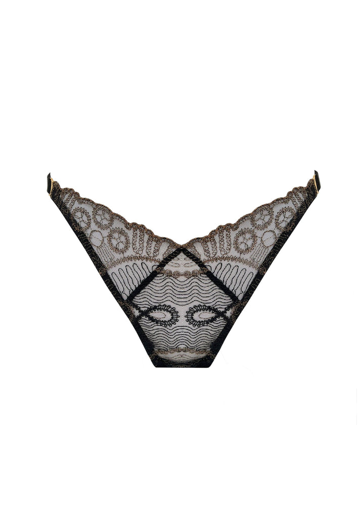 Bordelle Tierra Thong Black