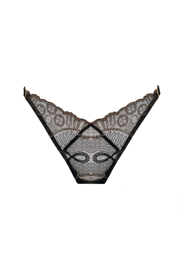 Bordelle Tierra Thong Black