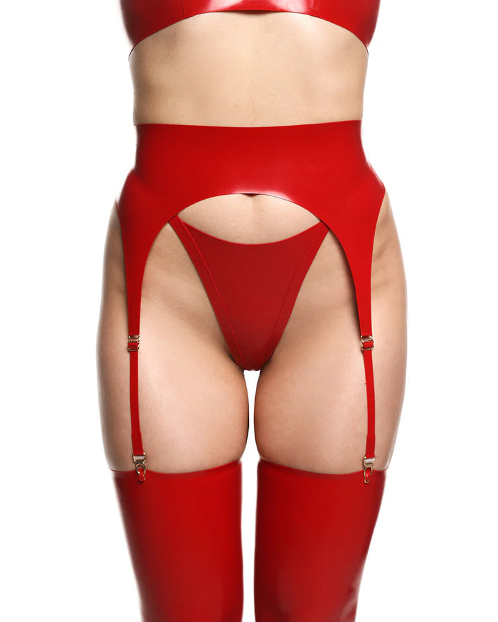 Anoeses Saga Latex Thong Red