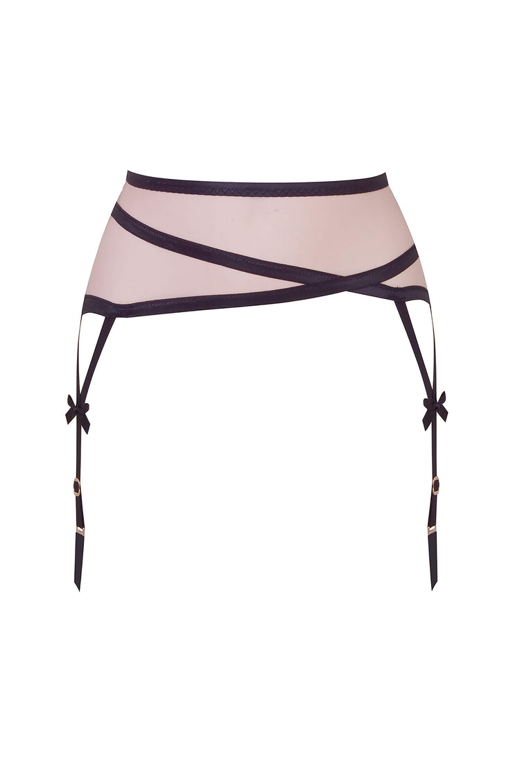 Agent Provocateur Joan pink/black suspender