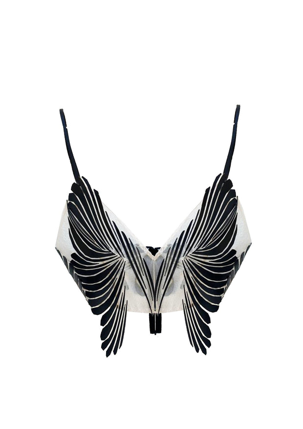 Cuckoo 3D bra black bra Stephanie Santos