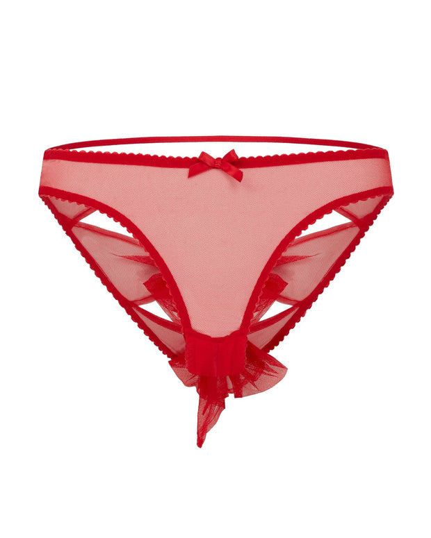 Lorna Lace Thong in Red